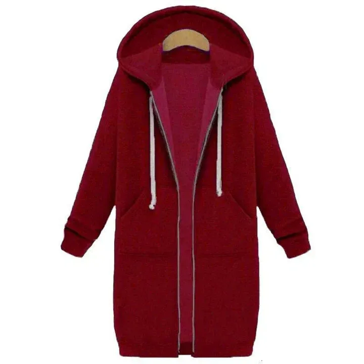 Women's Long Zipper Sweatshirt: Roza