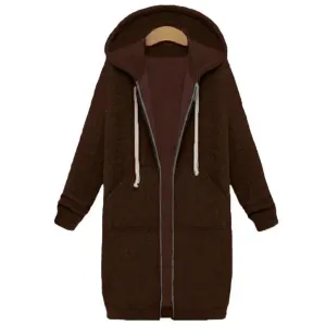 Women's Long Zipper Sweatshirt: Roza