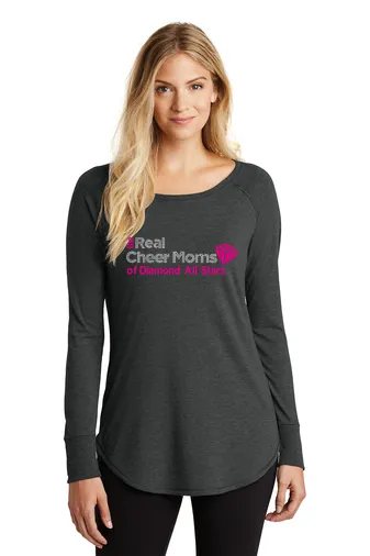 Women's Perfect Tri ® Long Sleeve Tunic Tee - Diamond Cheer