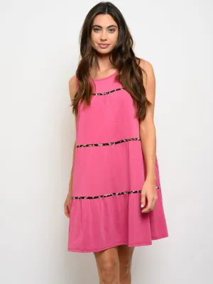 WOMEN'S SLEEVELESS TUNIC MINI DRESS