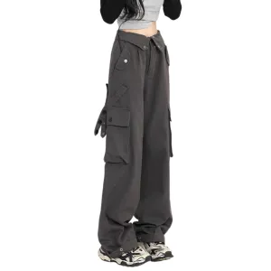Women's Street Flap Waistband Cargo Pants