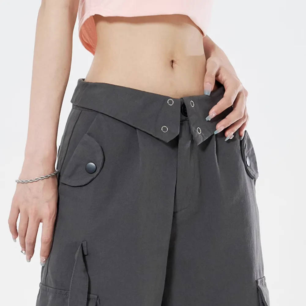 Women's Street Flap Waistband Cargo Pants