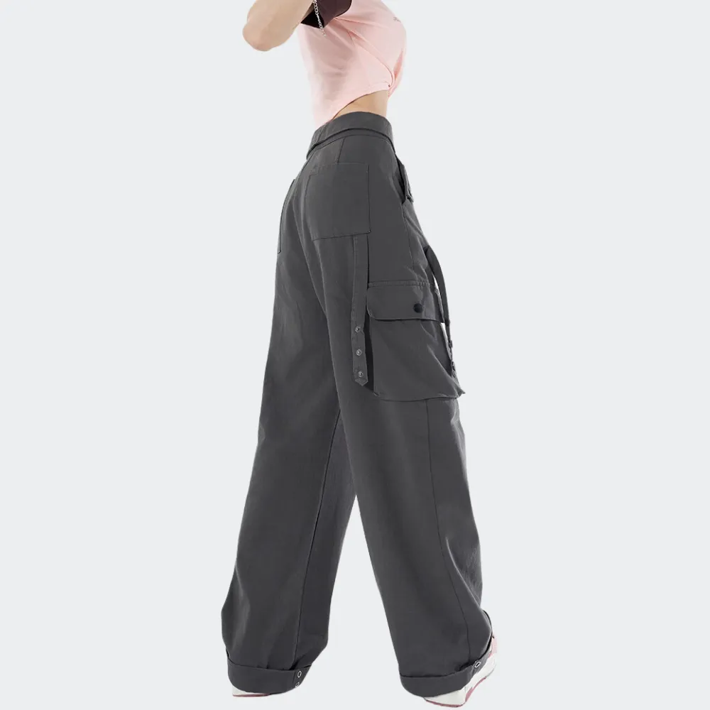 Women's Street Flap Waistband Cargo Pants