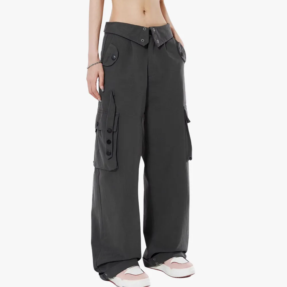 Women's Street Flap Waistband Cargo Pants