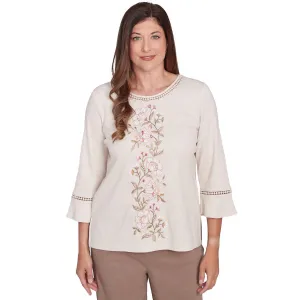 Women's Telluride Center Embroidered Floral Top - 77451