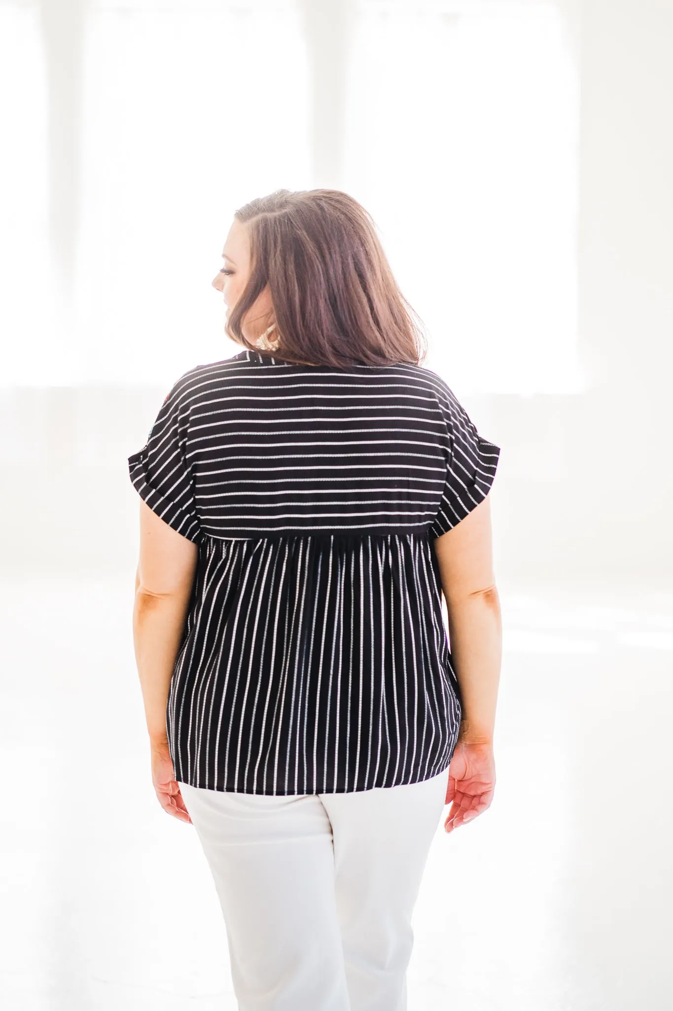 Wonder About You Embroidered Top