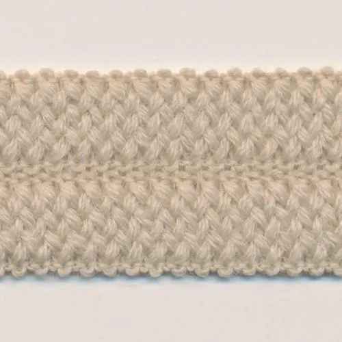 Wool Knit Binder Tape #3 Light Beige