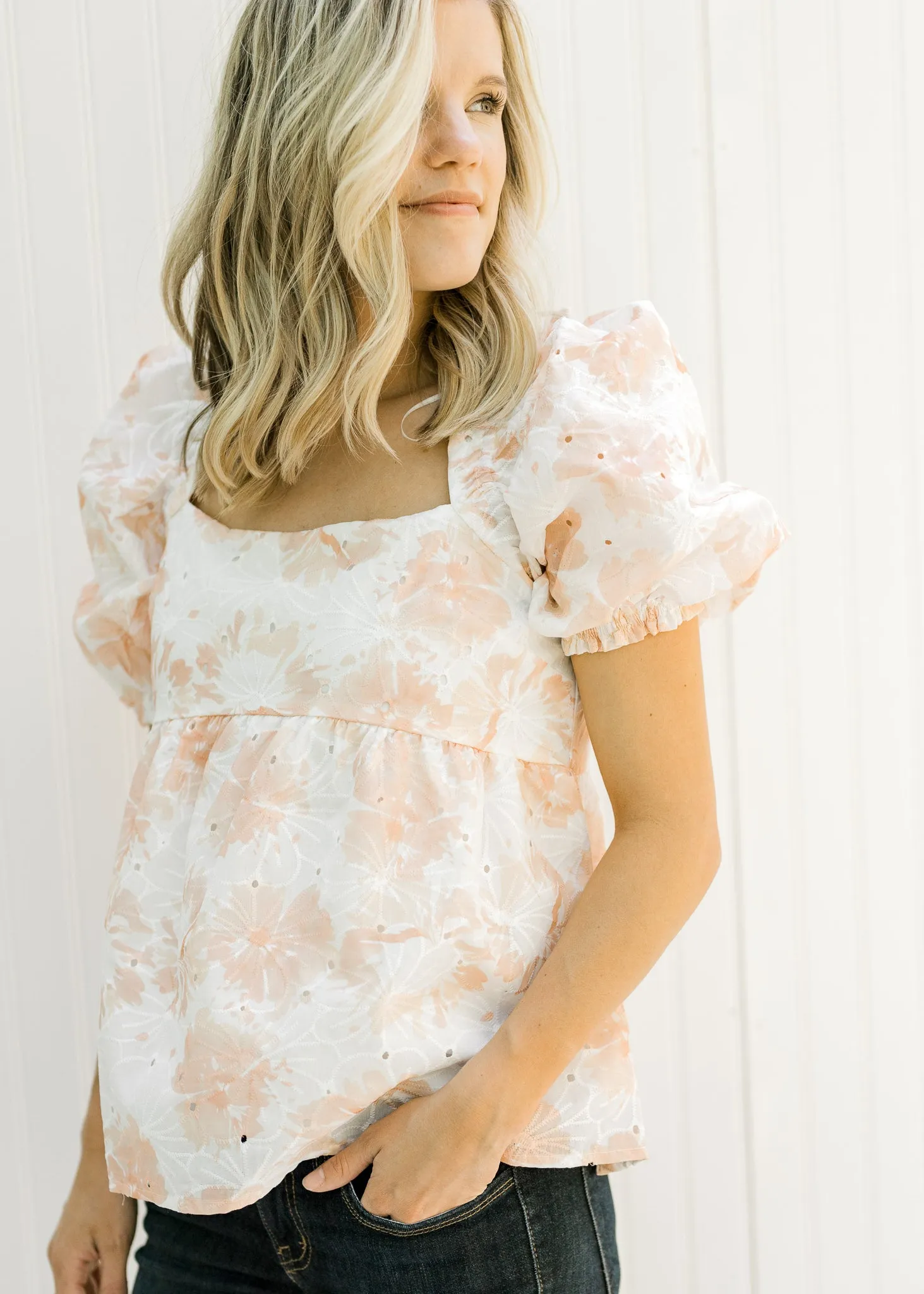 X Sunsets Floral Top