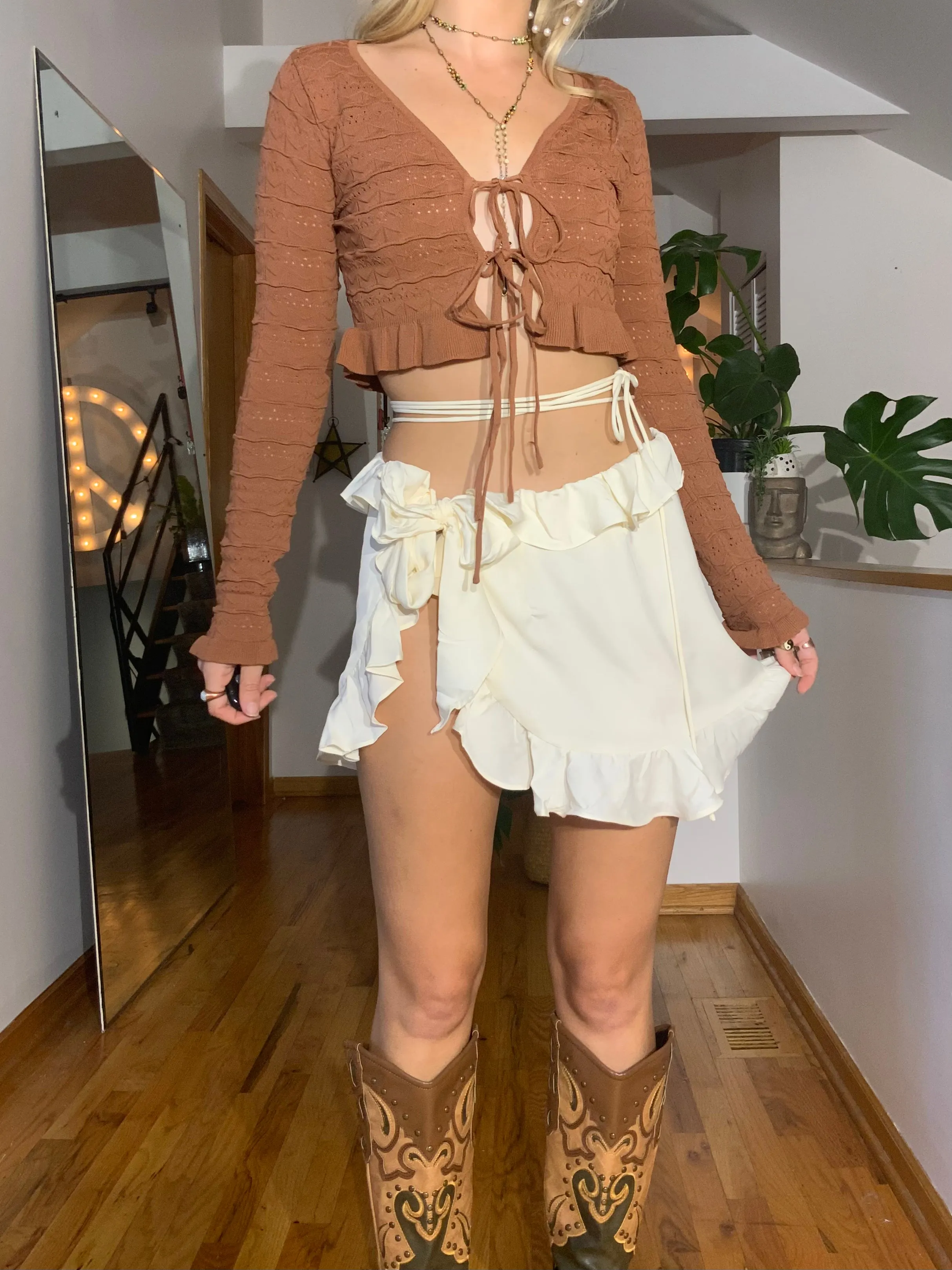 You’re a Sweet Pea Wrap Skirt