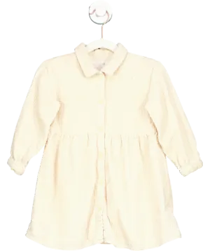 ZARA Beige Corduroy Shirt Dress 2 Years