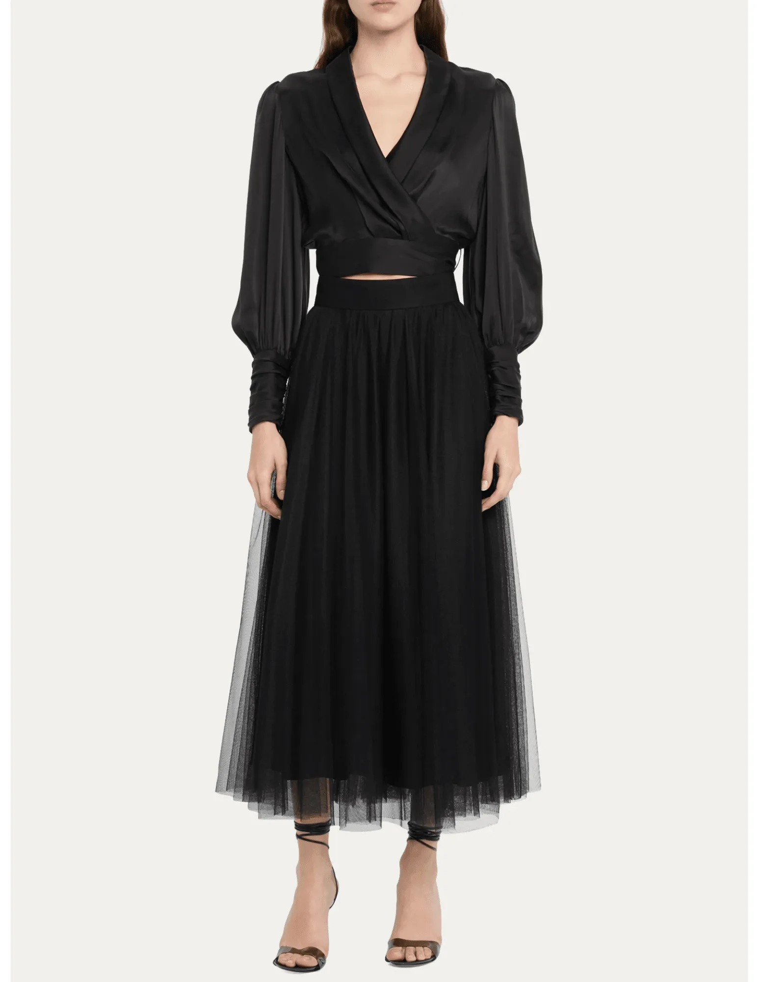 Zimmermann Silk Wrap Top
