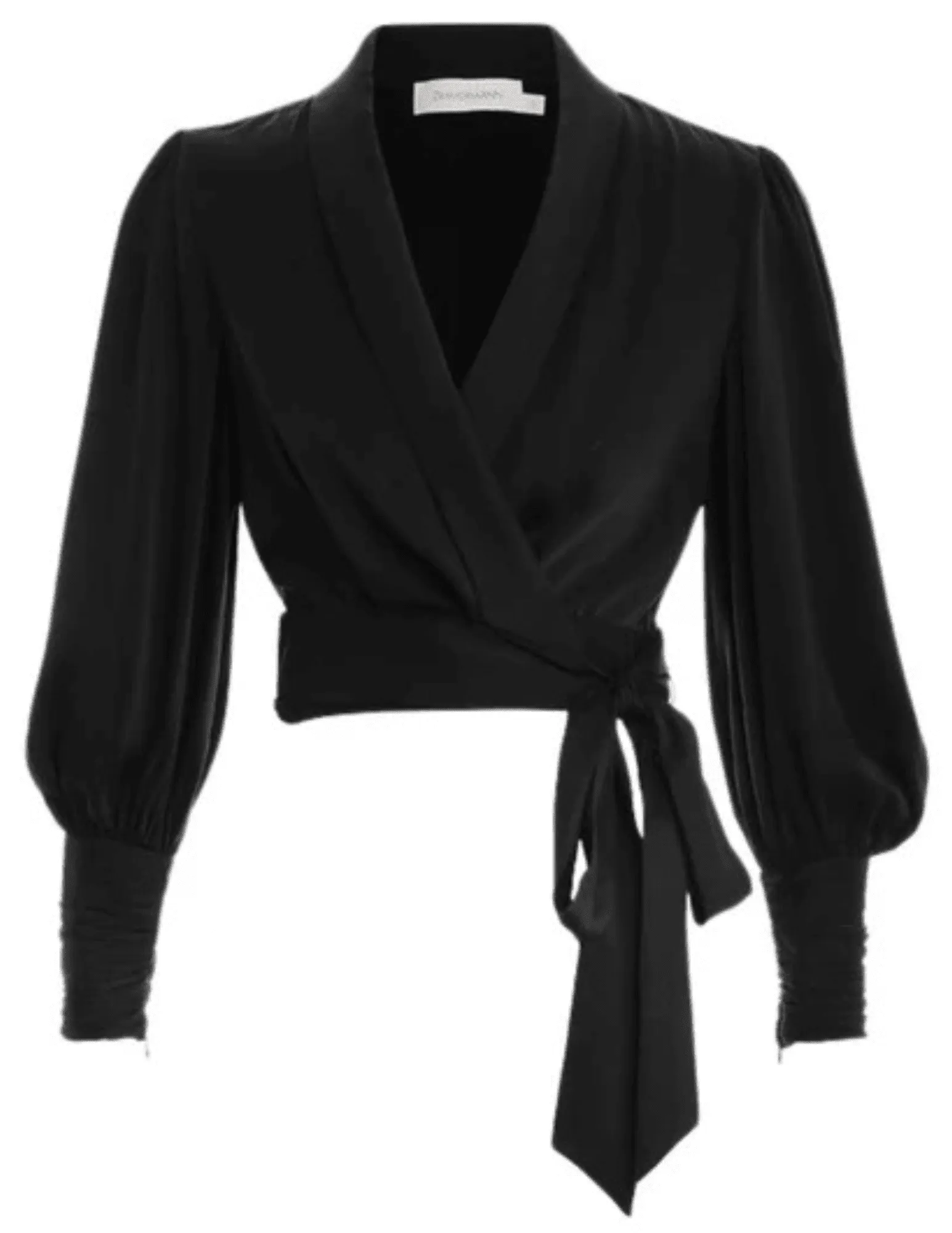 Zimmermann Silk Wrap Top