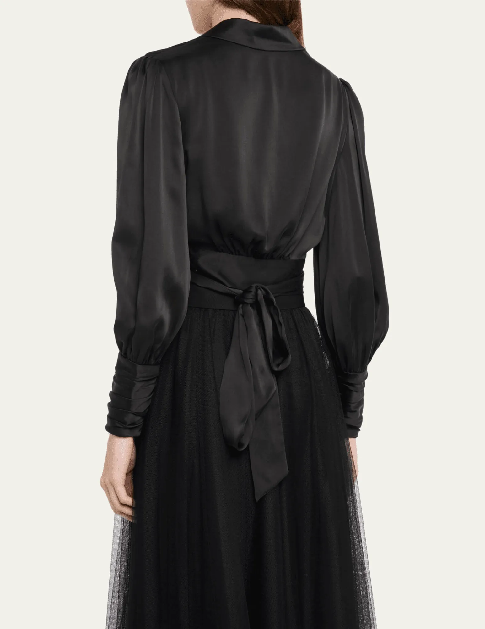 Zimmermann Silk Wrap Top