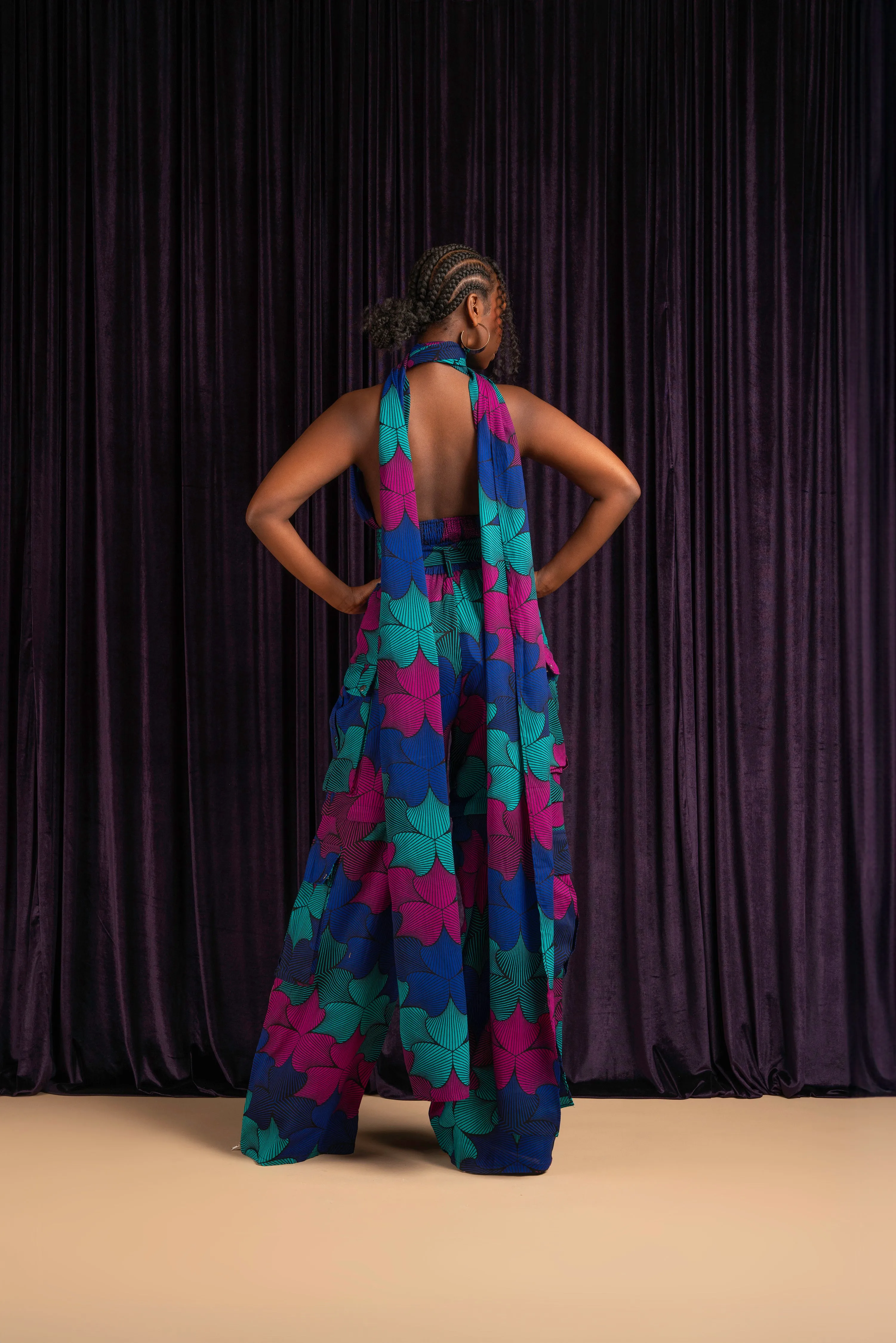 ZURI African print Infinity Top