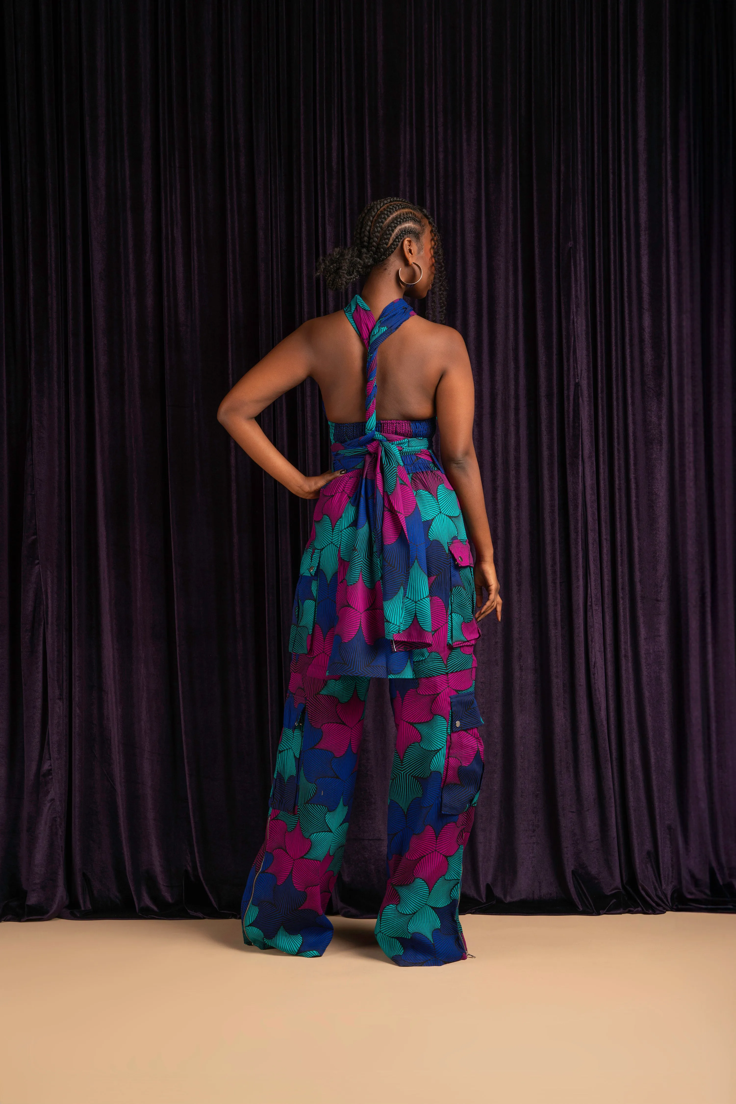 ZURI African print Infinity Top